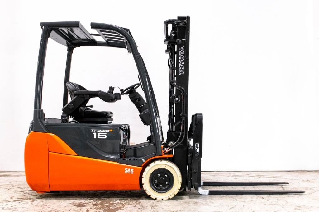 Toyota Traigo 8FBET16, 1,6-tons elmotvikt non-markingdäck Elektro Stapler
