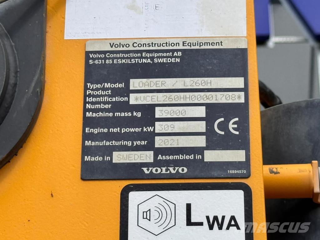 Volvo L260H Wielladers