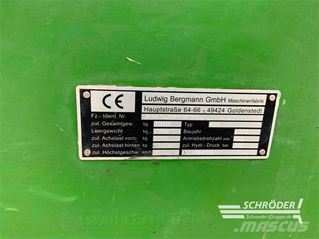 Bergmann TSW 5210 S Manure spreaders