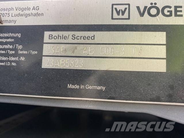 Vögele S 1800-3i Ventilationssystem, volle Hütte 12005221 Asfaltudlæggere