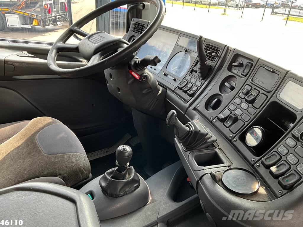Scania R 144 8x4 Retarder MKG 55 Tonmeter Dachdecker Kran رافعات صالحة لكل أنواع الطرق