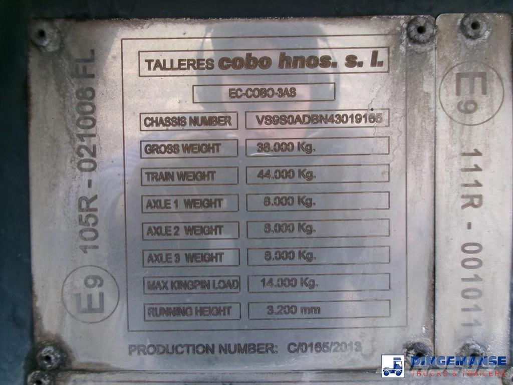 Cobo Fuel tank alu 44.7 m3 / 6 comp Semirremolques cisterna