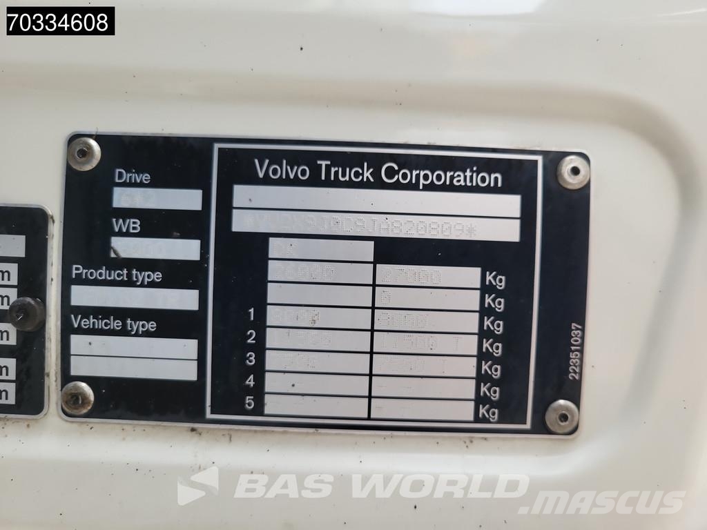 Volvo FM 330 FM 6X2 Full Air suspension Lift+steering Ax Sanduk kamioni