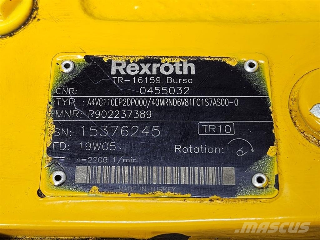 Rexroth A4VG110EP2DP000/40MR-Drive pump/Fahrpumpe/Rijpomp Hydraulika