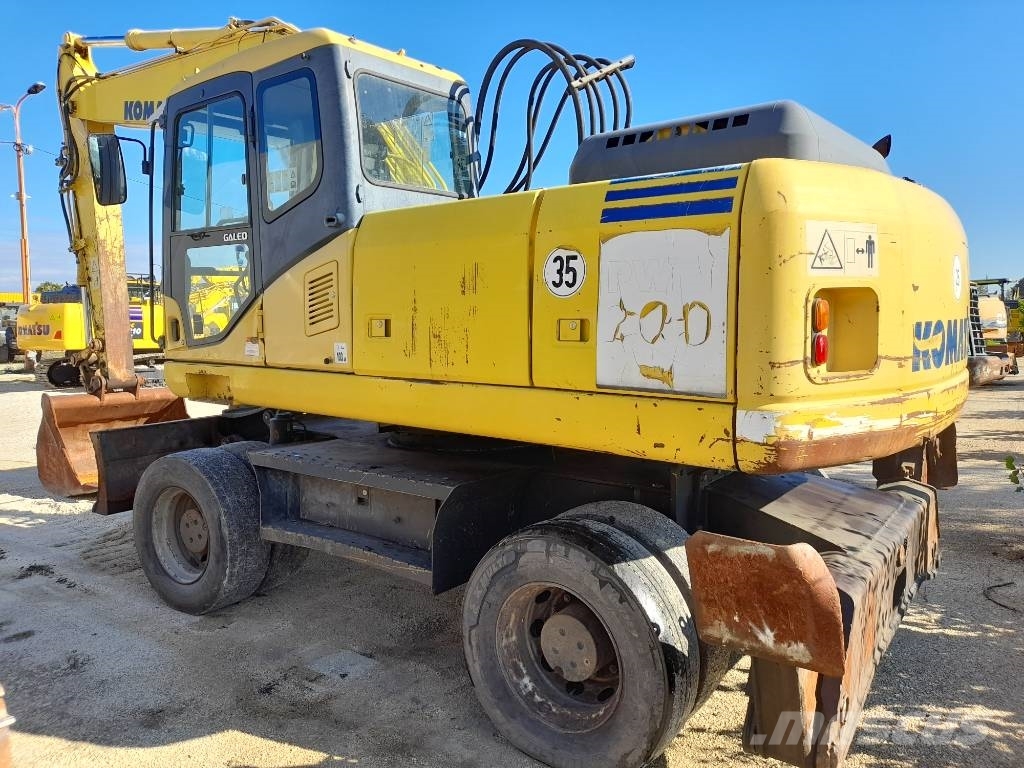 Komatsu PW200-7 Excavadoras de ruedas