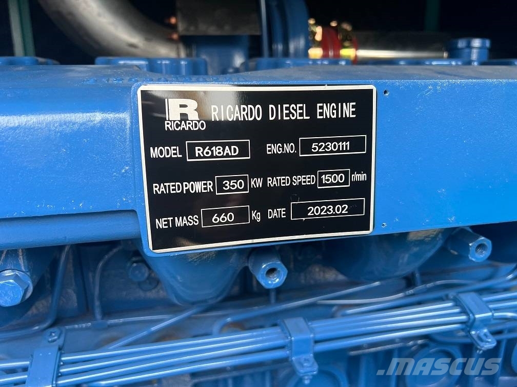 Ricardo 400KVA 320KW SILENT 3 PHASE GENERATOR 50HZ 400V NE Γεννήτριες ντίζελ