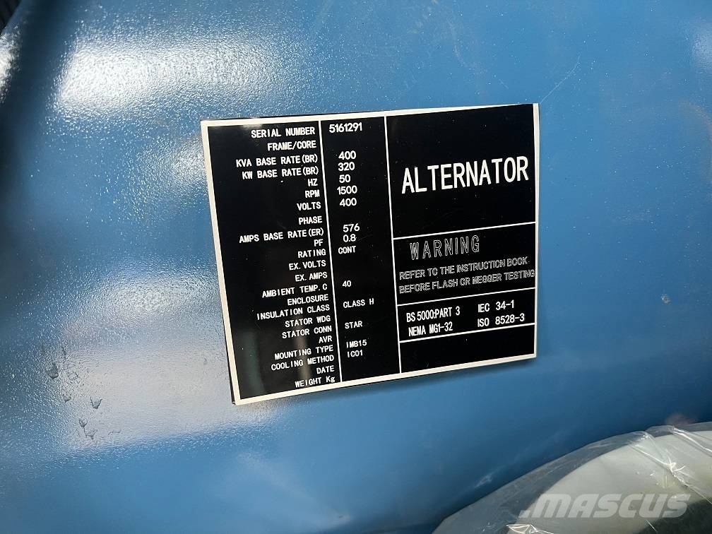 Ricardo 400KVA 320KW SILENT 3 PHASE GENERATOR 50HZ 400V NE Γεννήτριες ντίζελ