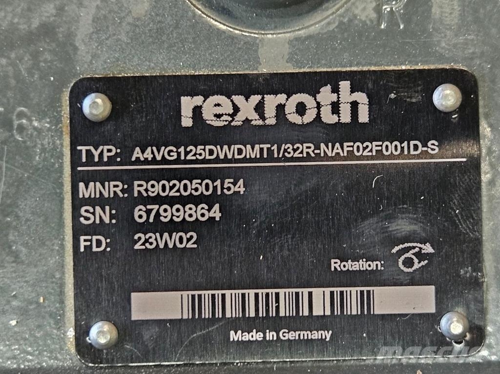 Rexroth A4VG125-R902050154-Drive pump/Fahrpumpe/Rijpomp Υδραυλικά