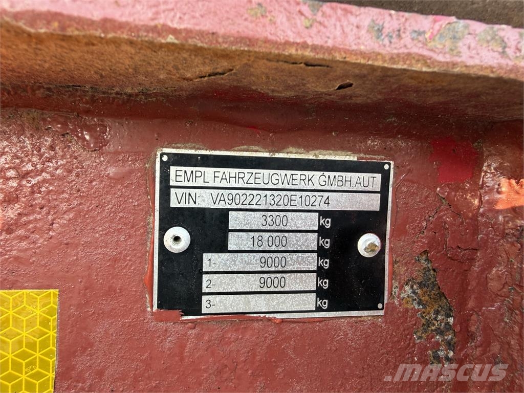 VIN 274 - EMPL 450 AUST. klanicový príves VIN 274 Schlafkabinen