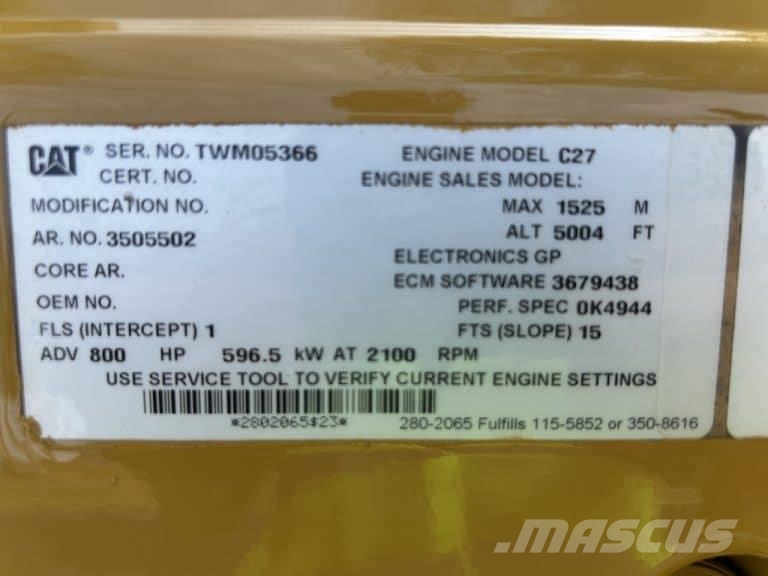 CAT C27 - Rebuild - 596 kW - TWM Motorlar