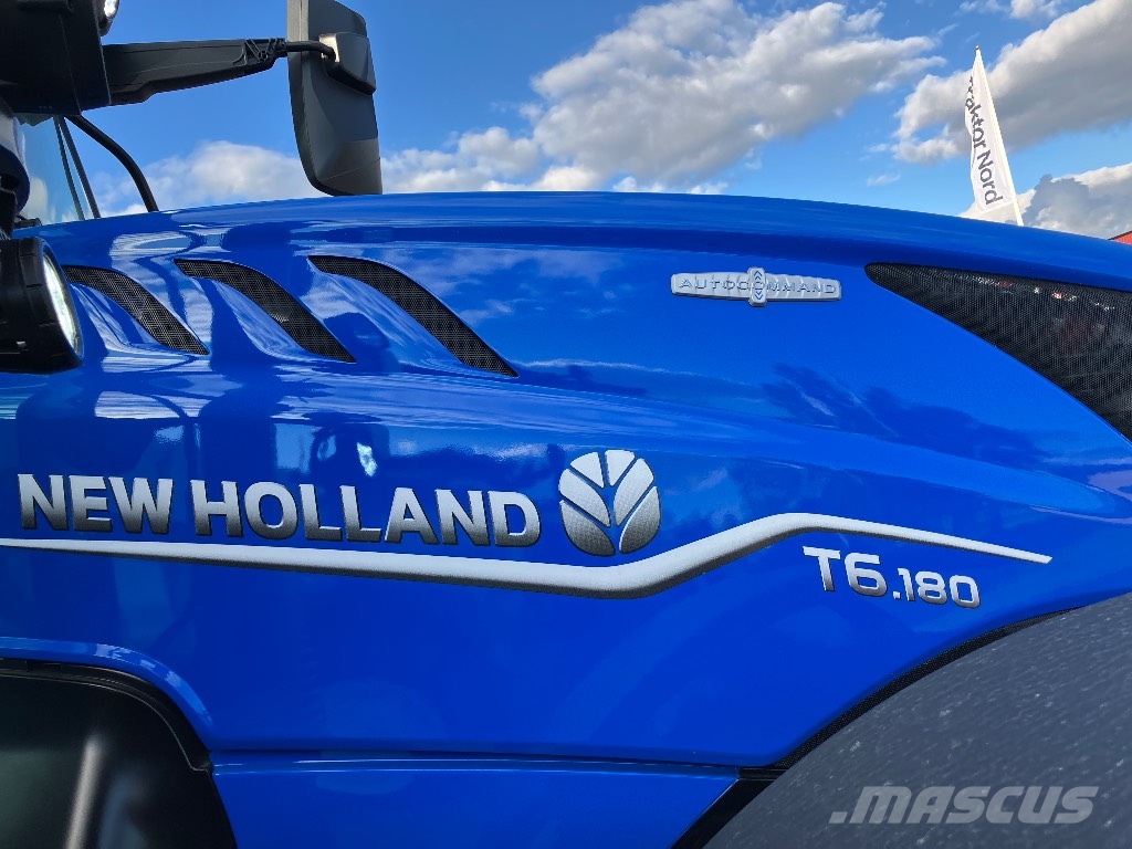 New Holland T6.180 AC Frontlyft&PTO Trattori
