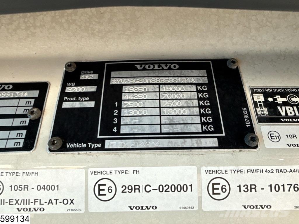 Volvo FH 460 EURO 5, Retarder, ADR, Standairco Nyergesvontatók