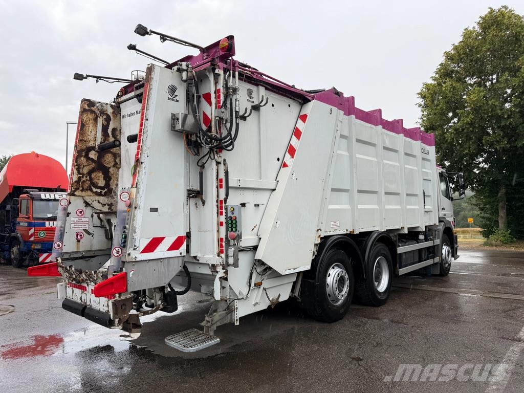 Mercedes-Benz Axor 2529 6 Stück Müllwagen HECKLADER, Zöller Medi Camiones de basura
