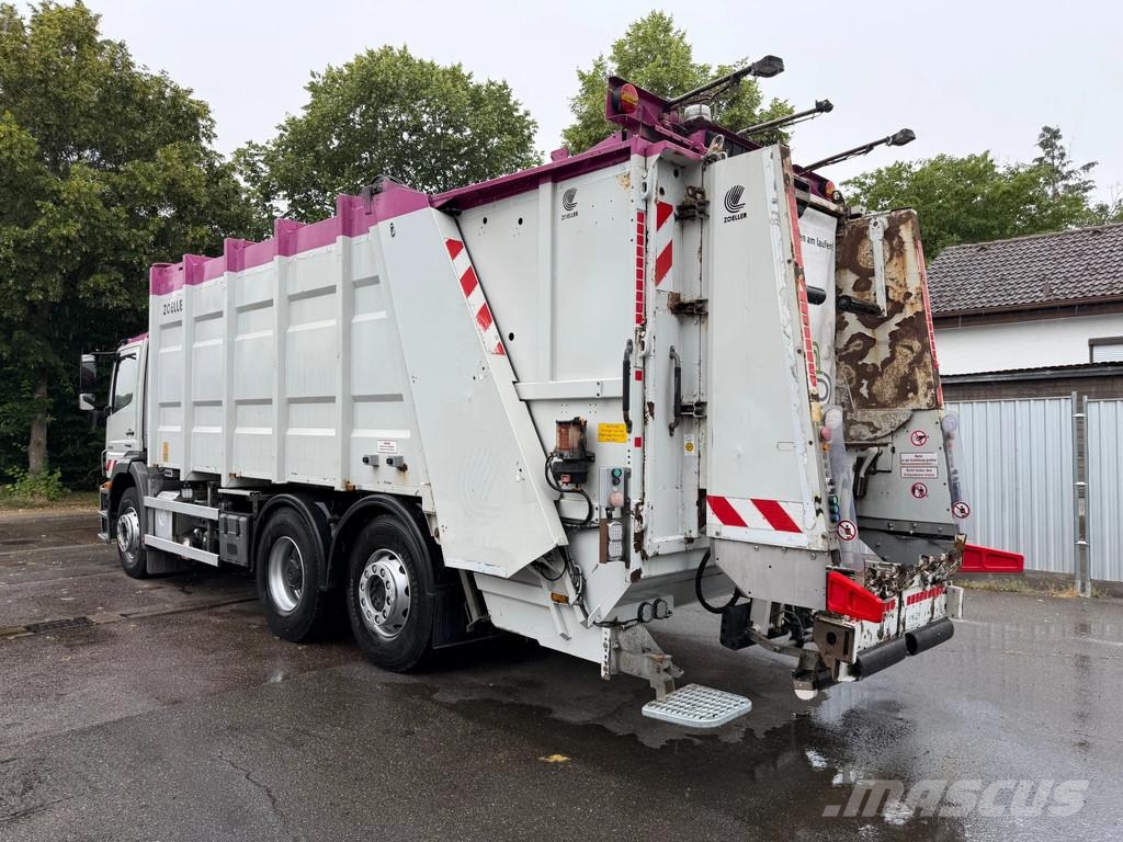 Mercedes-Benz Axor 2529 6 Stück Müllwagen HECKLADER, Zöller Medi Camiones de basura