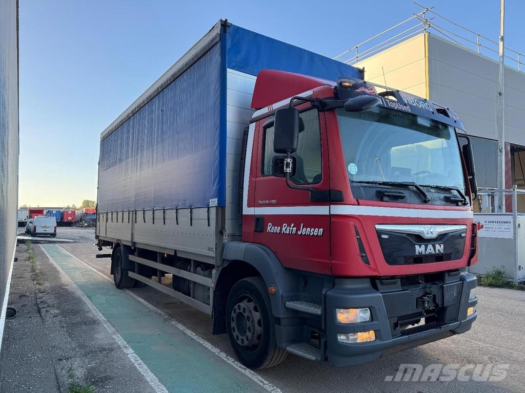 MAN TGM 18.290 4X2 EURO 6 + ZEPRO LIFT 2500 KG Schuifzeilopbouw
