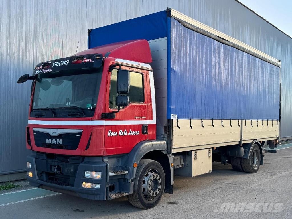 MAN TGM 18.290 4X2 EURO 6 + ZEPRO LIFT 2500 KG Schuifzeilopbouw