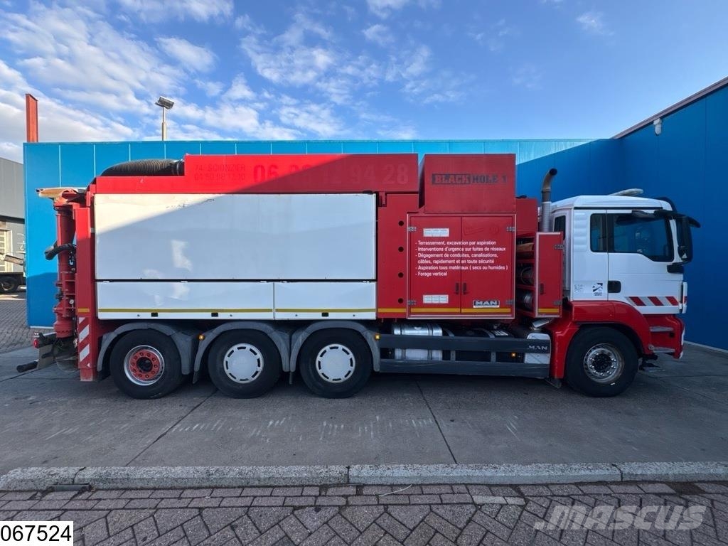MAN TGS 32 480 8x4, EURO 5, MTS 4A14T 34MV Vakuumski tovornjaki