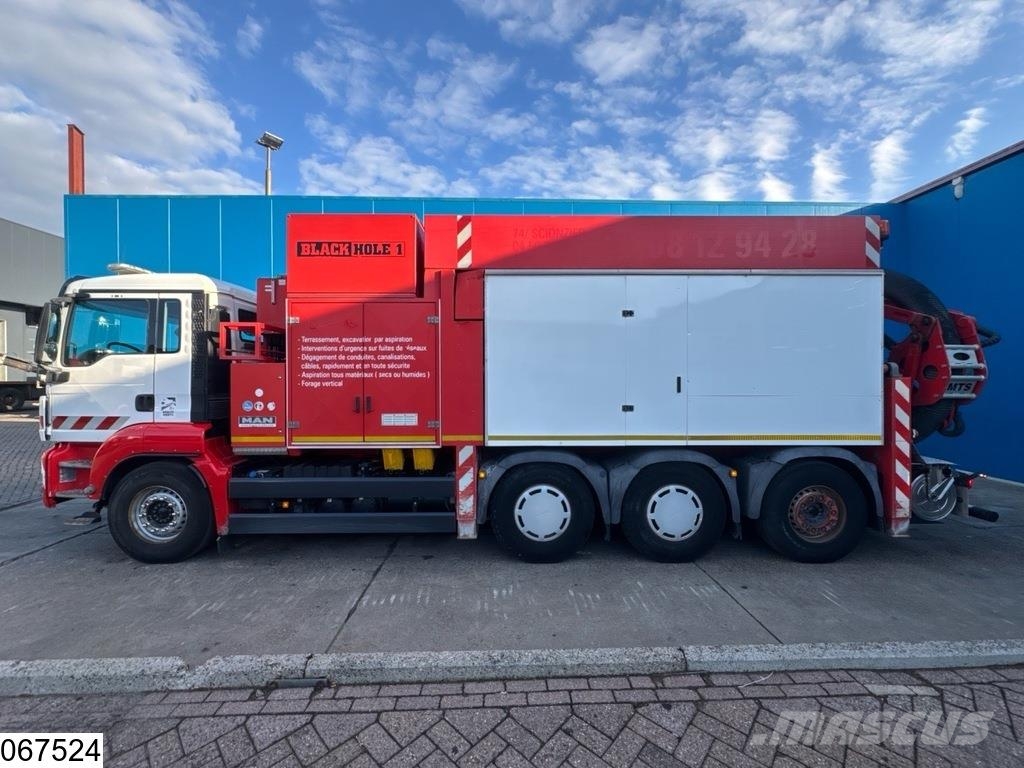 MAN TGS 32 480 8x4, EURO 5, MTS 4A14T 34MV Vakuumski tovornjaki