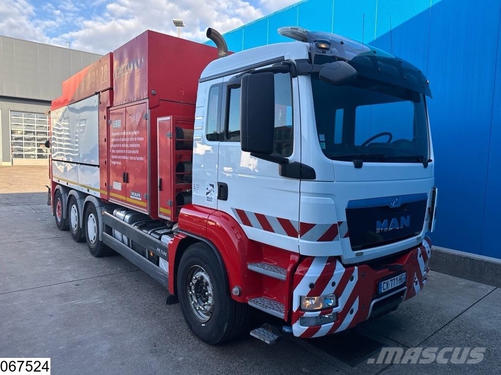 MAN TGS 32 480 8x4, EURO 5, MTS 4A14T 34MV Vakuumski tovornjaki
