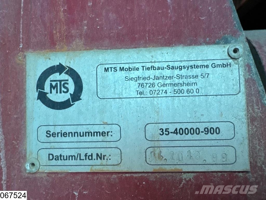 MAN TGS 32 480 8x4, EURO 5, MTS 4A14T 34MV Vakuumski tovornjaki