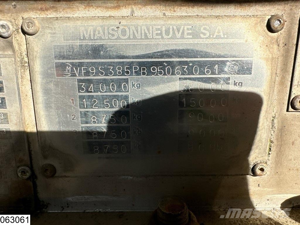 Maisonneuve Chemie 32423 Liter, 1 Comp Tanker semi-trailers