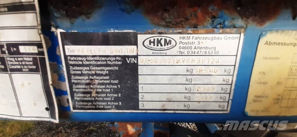 Pojazd MAN TGA hakowiec + HDS + przyczepa uszkodzo Rol kiper kamioni s kukama za dizanje