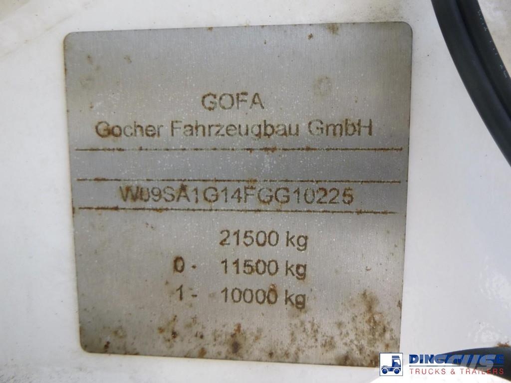 Gofa Gas tank steel 30 m3 / 1 comp + pump Ημιρυμούλκες βυτίων