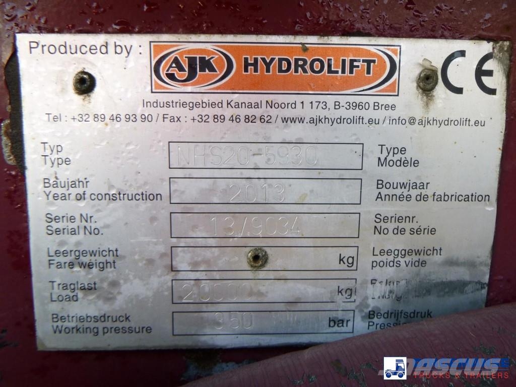 Volvo FM 410 6x2 Euro 5 AJK container hook 20t Φορτηγά ανατροπή με γάντζο
