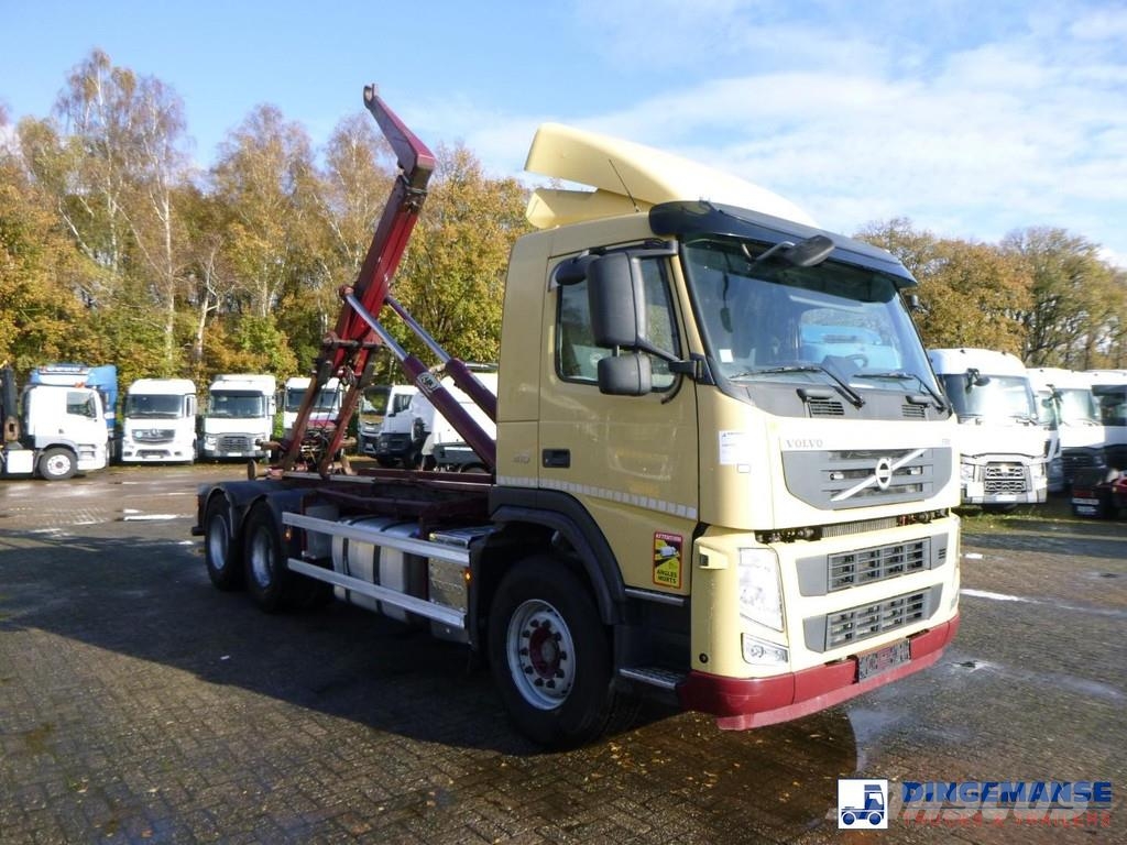 Volvo FM 410 6x2 Euro 5 AJK container hook 20t Φορτηγά ανατροπή με γάντζο