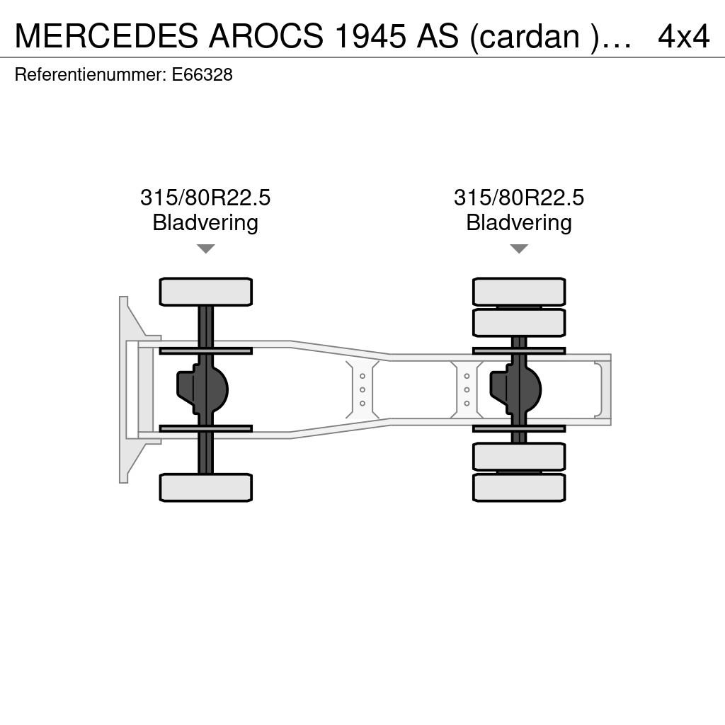Mercedes-Benz AROCS 1945 AS (cardan ) + KIPHYDR. Camiones tractor