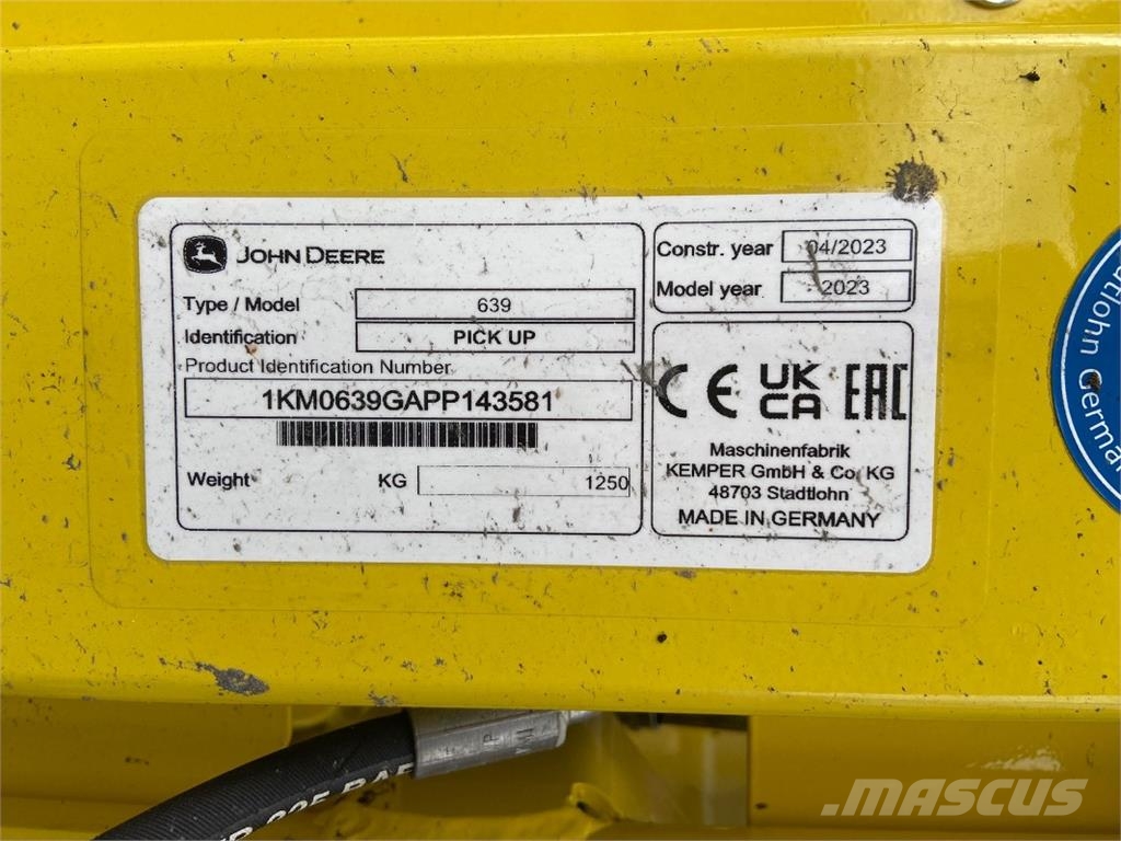 Kemper 639 Premium Tillbehör för hö och fodermaskiner
