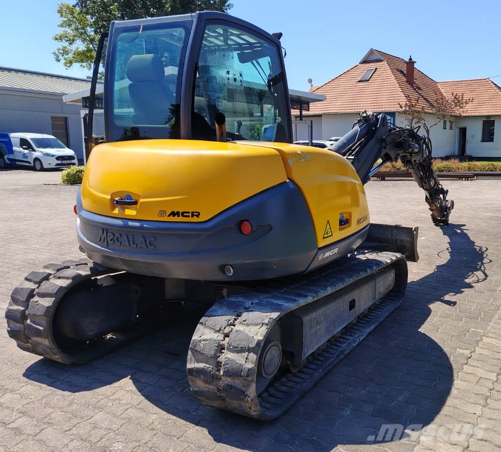 Mecalac 8 MCR حفارات وسط 7 طن - 12 طن