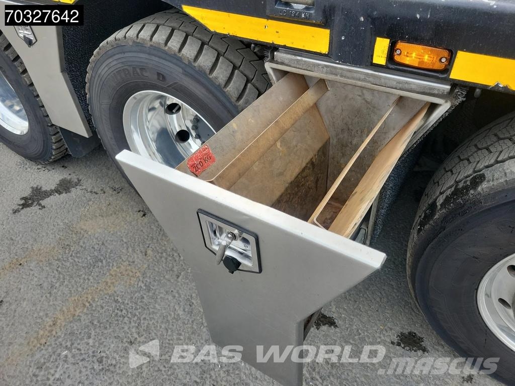 Volvo FH 540 FH 8X4 HMF8520K-RC + JIB K6 Crane Kran Winc Platformas/izkraušana no sāniem