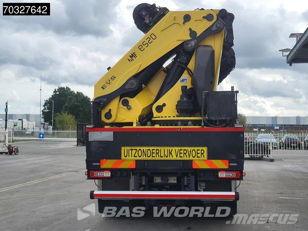 Volvo FH 540 FH 8X4 HMF8520K-RC + JIB K6 Crane Kran Winc Platformas/izkraušana no sāniem