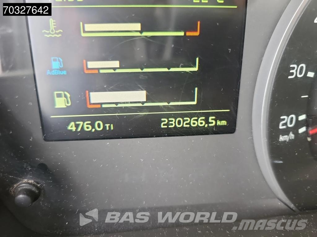 Volvo FH 540 FH 8X4 HMF8520K-RC + JIB K6 Crane Kran Winc Platformas/izkraušana no sāniem