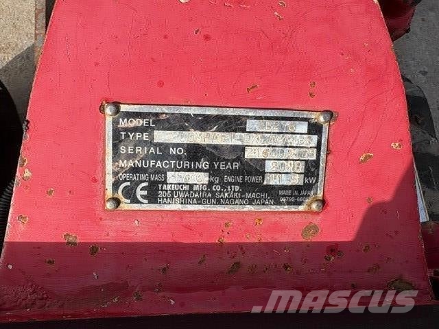 Takeuchi TB 216 Mini bageri <7t