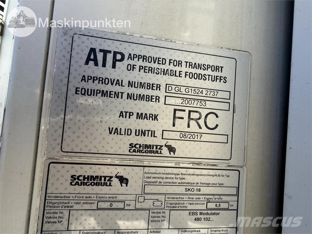 Schmitz SKO Temperature controlled trailers