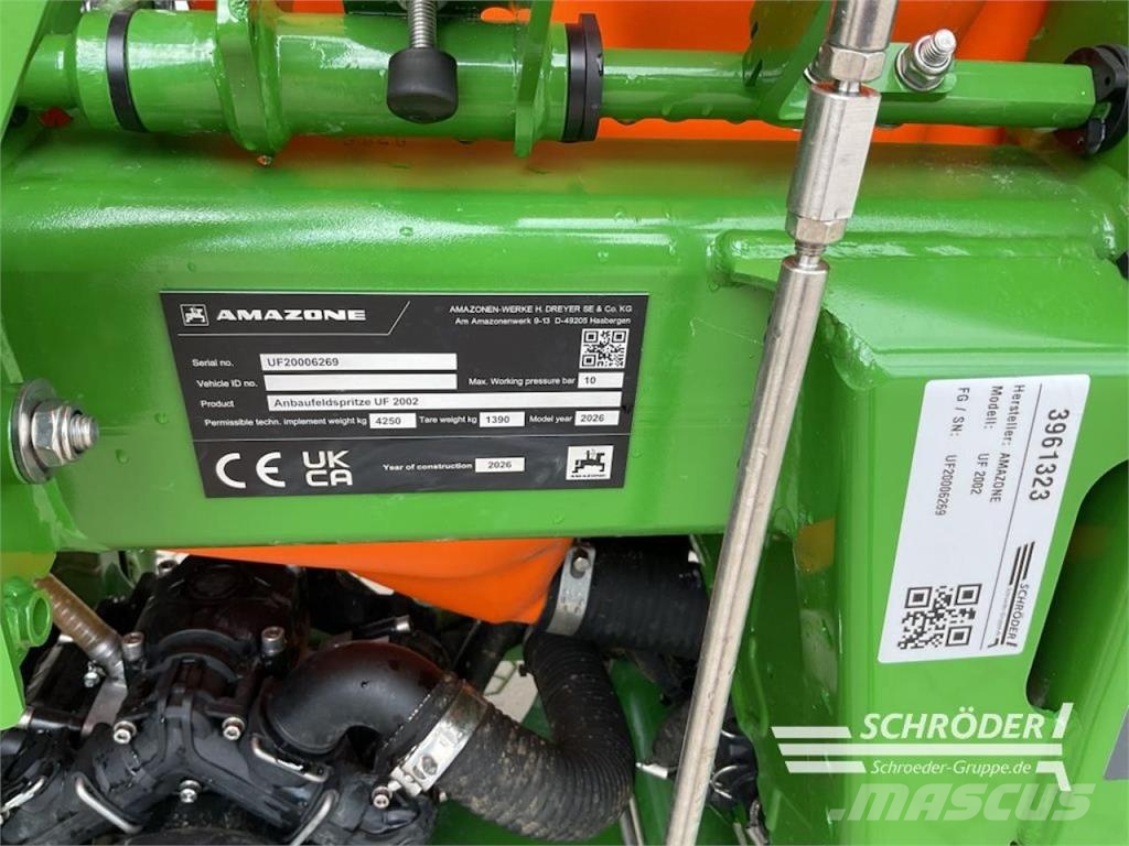 Amazone UF 2002 | UNFALLSCHADEN Nostolaite ruiskut