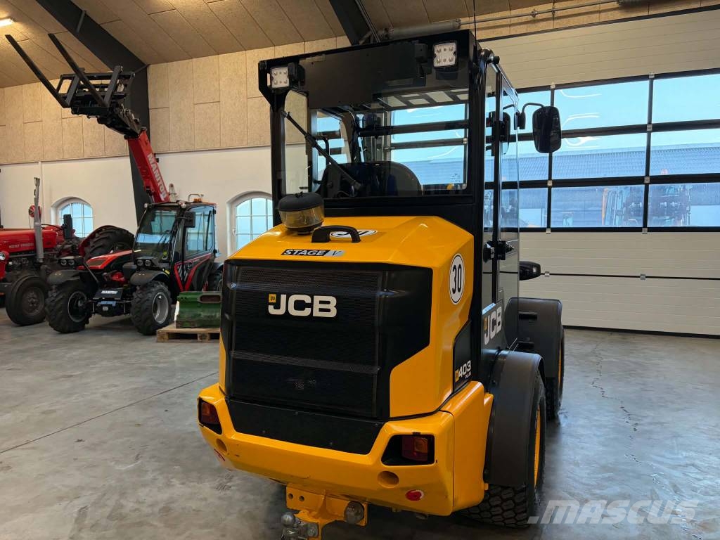 JCB 403 Agri plus minilæsser Mini homlokrakodók