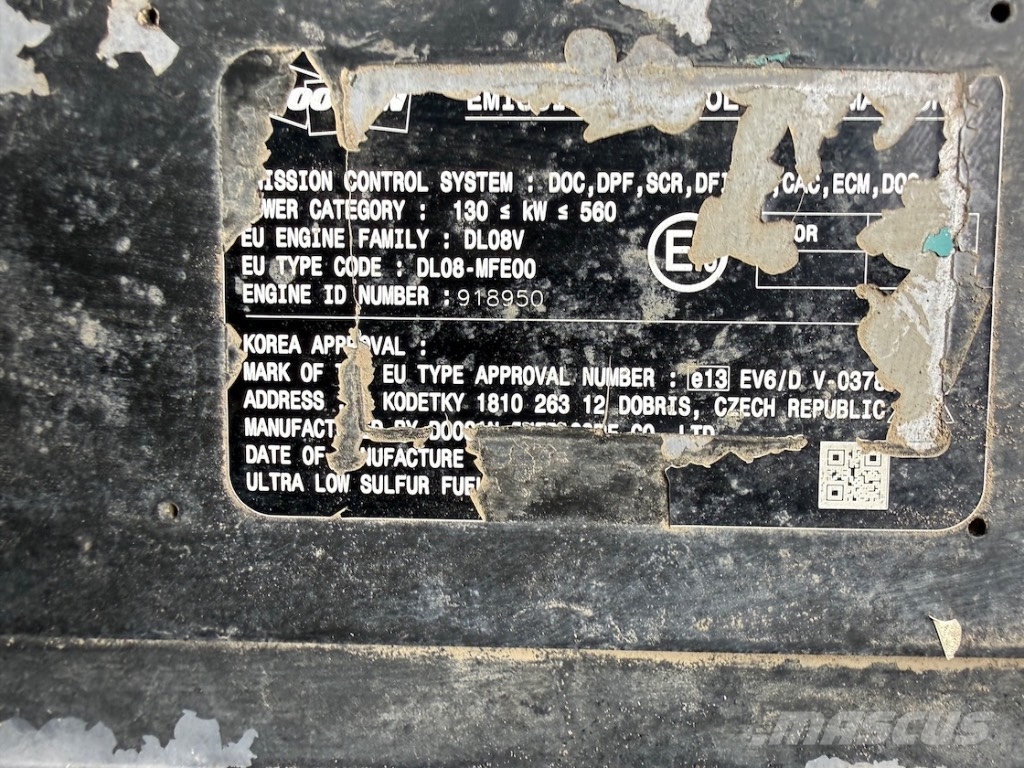 Doosan DX 300 LC-7 - DX 300 LC - DX300 Excavadoras sobre orugas