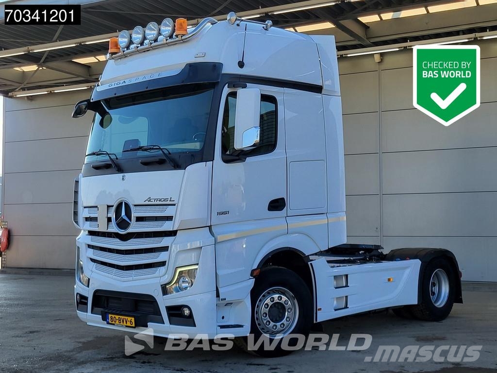 Mercedes-Benz Actros 1951 4X2 GigaSpace NL-Truck 2xTanks ACC Sta Sadulveokid