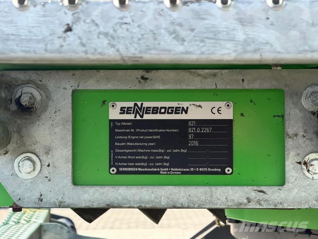 Sennebogen 821M E Βιομηχανικά μηχανήματα διαχείρισης αποβλήτων