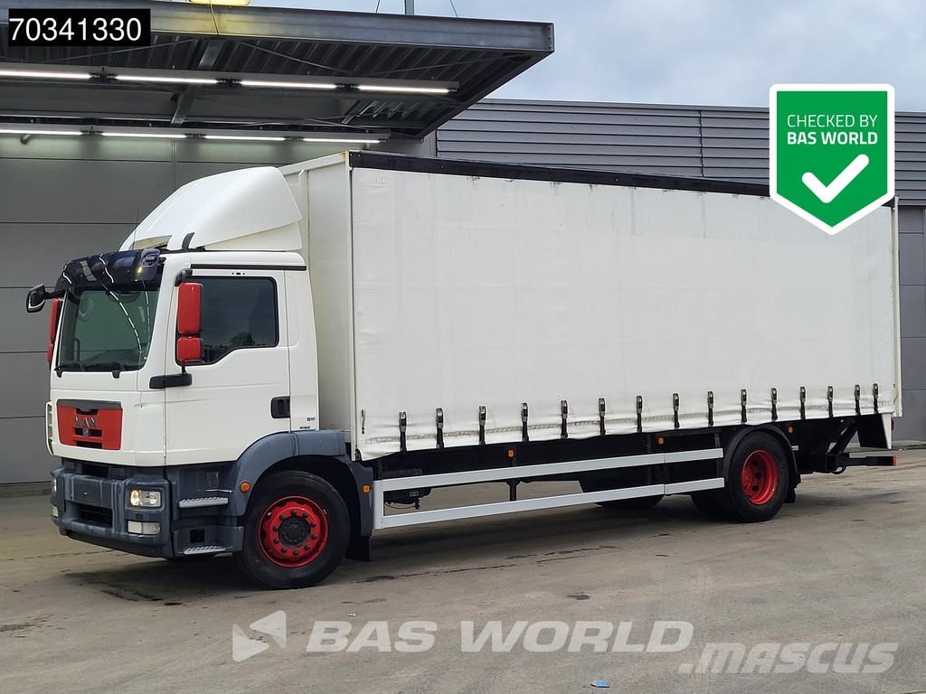 MAN TGM 18.290 4X2 19t Automatic Gearbox 2t Tailgate E Schuifzeilopbouw