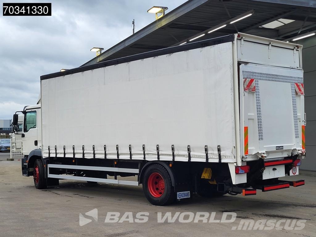 MAN TGM 18.290 4X2 19t Automatic Gearbox 2t Tailgate E Schuifzeilopbouw