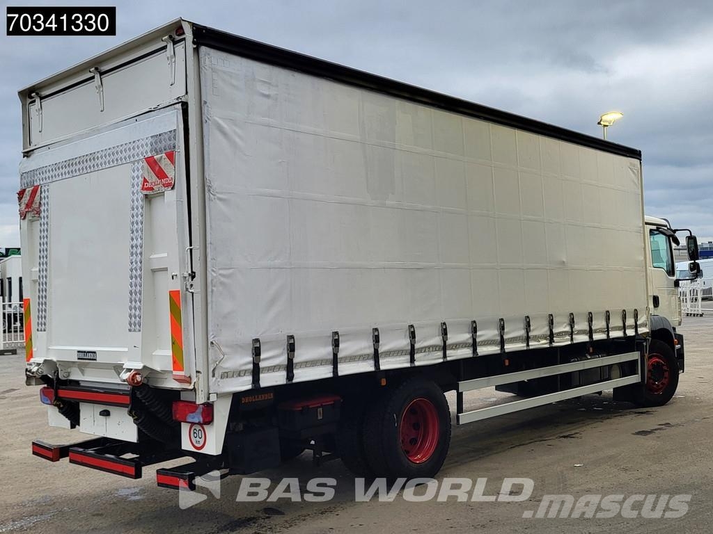 MAN TGM 18.290 4X2 19t Automatic Gearbox 2t Tailgate E Schuifzeilopbouw