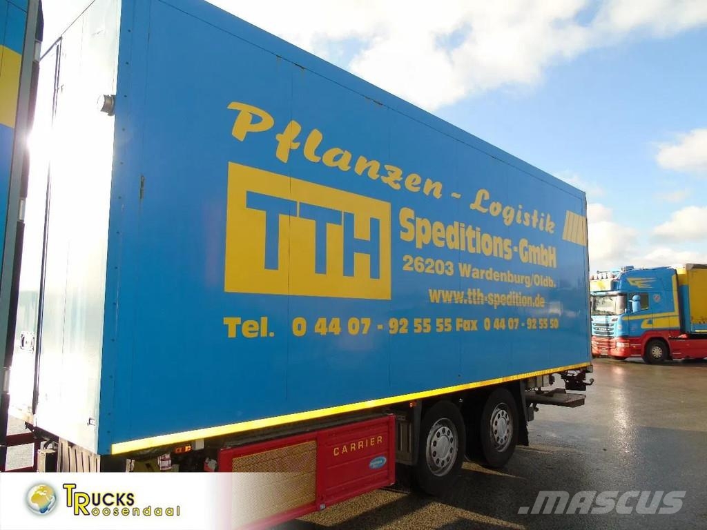 Schmitz Cargobull 2 AXLE + CARRIER + DHOLLANDIA LOADLIFT Priekabos šaldytuvai