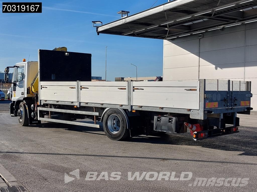 Iveco Eurocargo 180E250 4X2 HYVA HB.150XE3 Kran Crane Au Platformas/izkraušana no sāniem