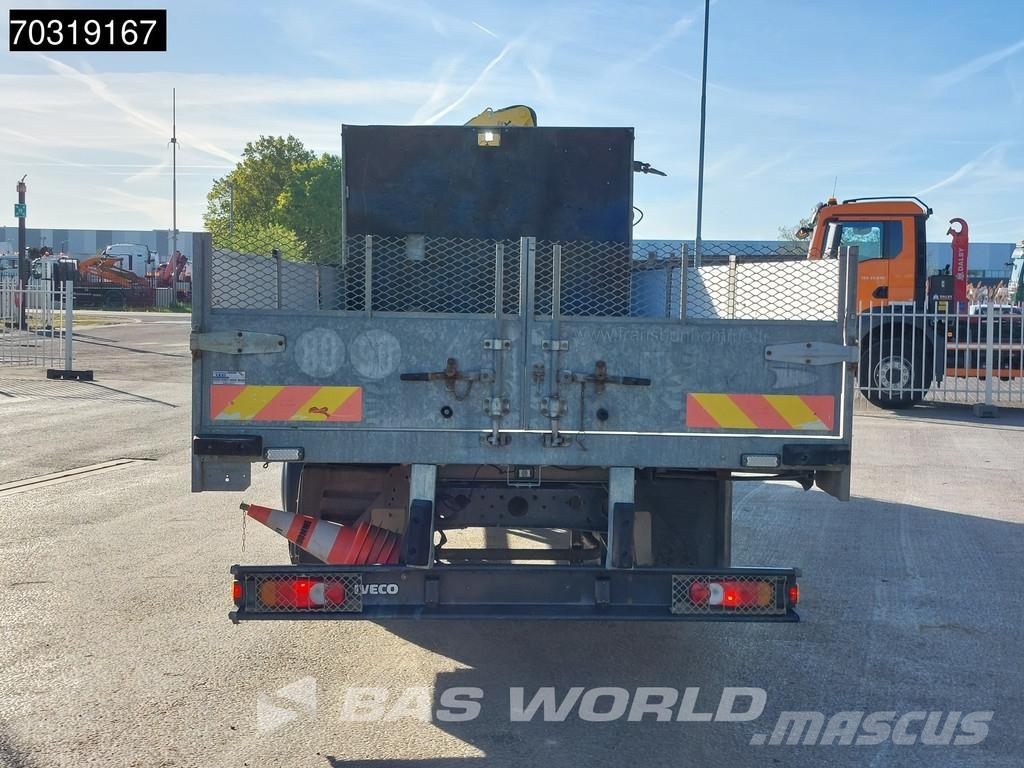 Iveco Eurocargo 180E250 4X2 HYVA HB.150XE3 Kran Crane Au Platformas/izkraušana no sāniem