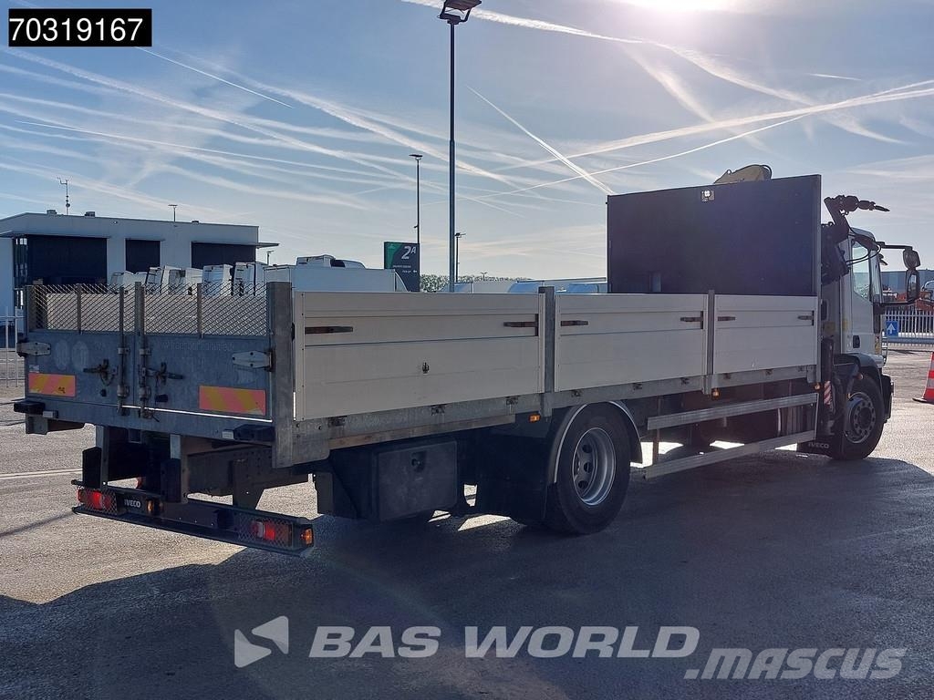 Iveco Eurocargo 180E250 4X2 HYVA HB.150XE3 Kran Crane Au Flatbed kamyonlar