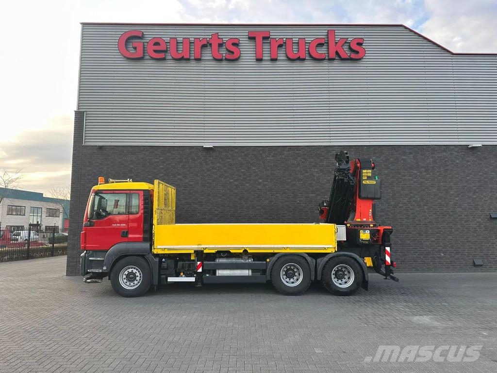 MAN TGS 26.480 6X4 MET PALFINGER PK 42002-SH G KRAAN / شاحنات الرافعات